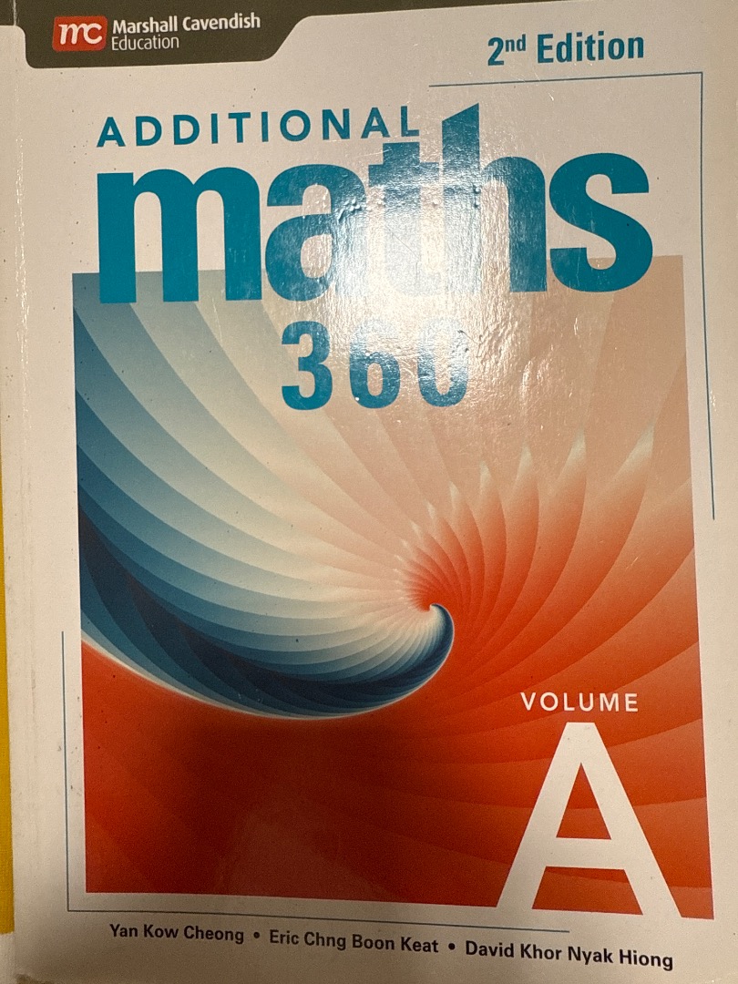 Amath volume A textbook (Sec 3), Hobbies & Toys, Books & Magazines ...