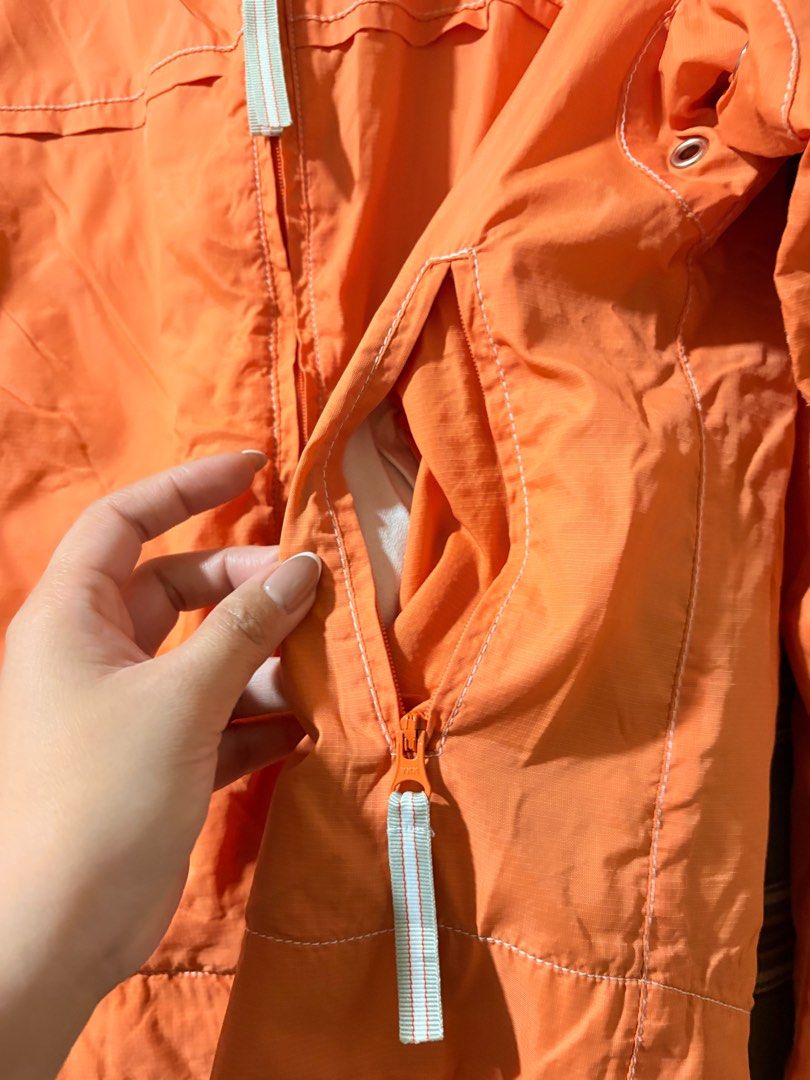 Ann Taylor LOFT Orange Jacket (Category: Coats, Jackets and Outerwear) located in Manila. Submitted by orion_declutter (Listing ID 1401659646, Image 3). Description: Barely used No issue at all.