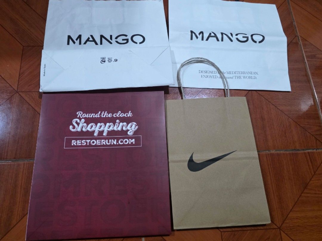 ASSORTED PAPER BAGS (Category: Everything Else Others) located in Paranaque City. Submitted by pseumaidc (Listing ID 1401679982, Image 1). Description: store bought BUNDLE TAKE ALL 150.