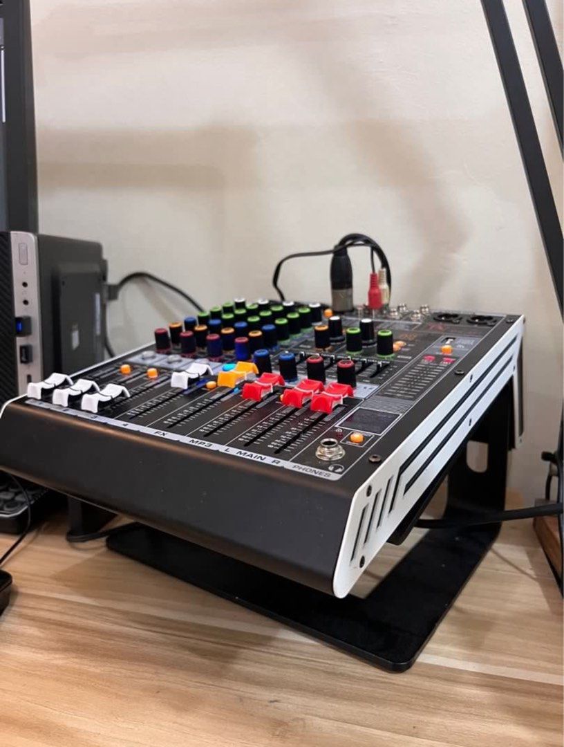 Titanium audio Mixer (Category: Other Audio Equipment) located in Pasig City. Submitted by jcrobl3 (Listing ID 1401549668, Image 1). Description: - Multi-channel audio mixer - Features faders, knobs, and buttons for audio adjustments - In good working condition Bihira lang nagagamit since di na ko nag live stream.. No box included.. unit and power cable only.. prefer na u pick it up dito sa location since walang box..
