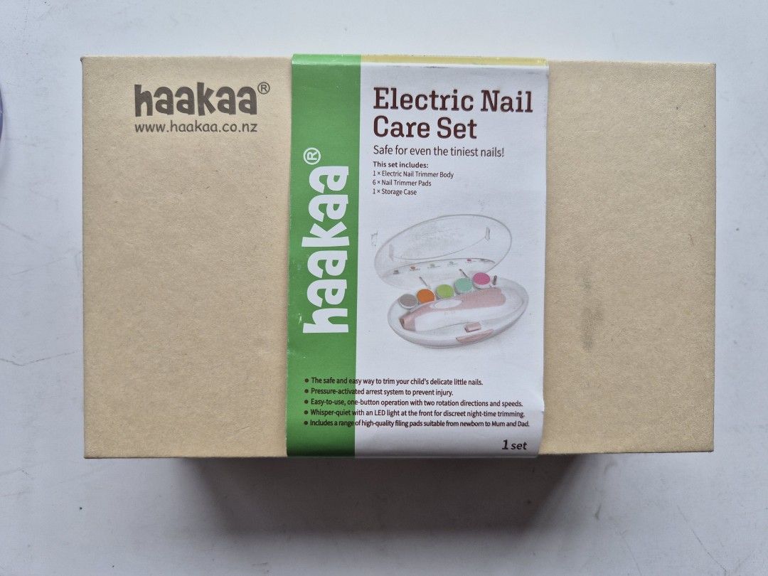 Baby Nail Trimmer Set (Category: Hands & Nails) located in Quezon City. Submitted by stmcc (Listing ID 1401615605, Image 3). Description: Haakaa Baby Nail Care Set Complete set with box Used the pink and blue only a few times. The rest are unused. Payment: Gcash.