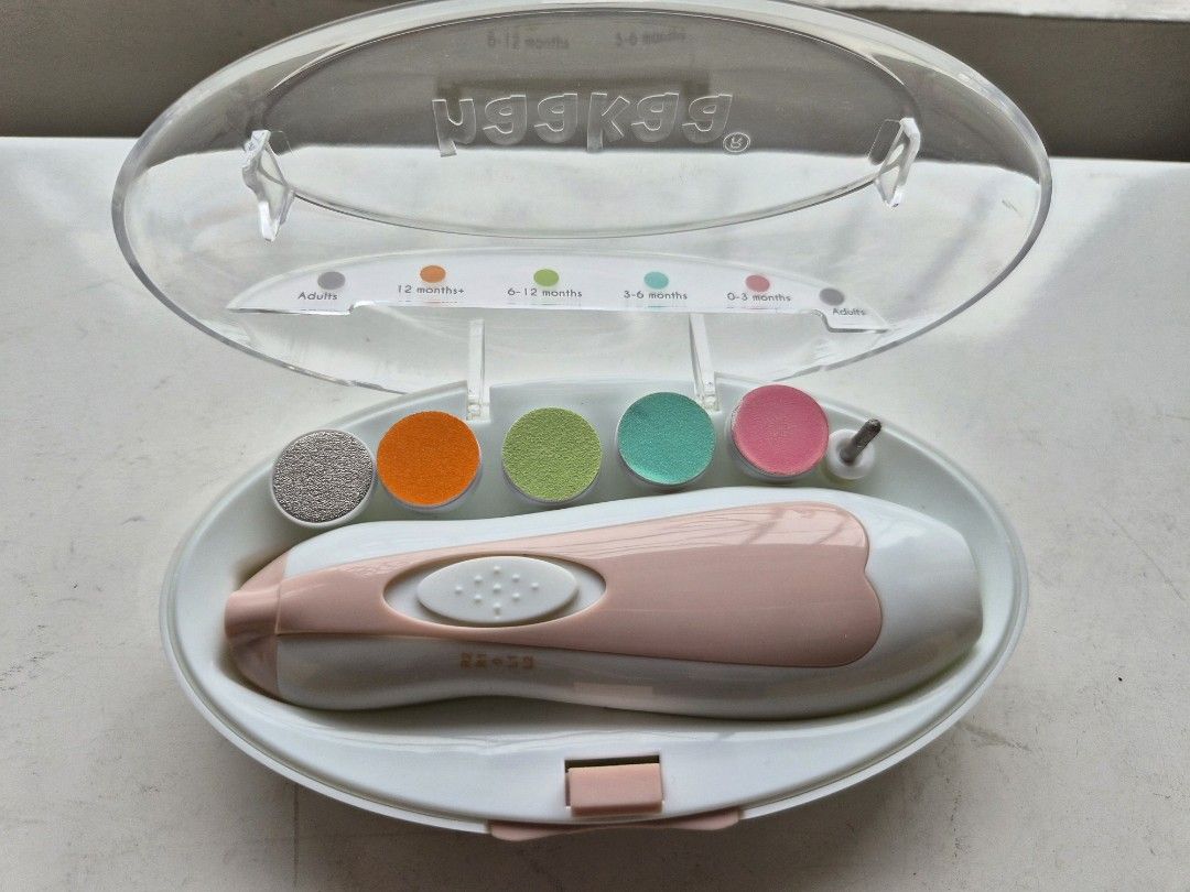 Baby Nail Trimmer Set (Category: Hands & Nails) located in Quezon City. Submitted by stmcc (Listing ID 1401615605, Image 1). Description: Haakaa Baby Nail Care Set Complete set with box Used the pink and blue only a few times. The rest are unused. Payment: Gcash.