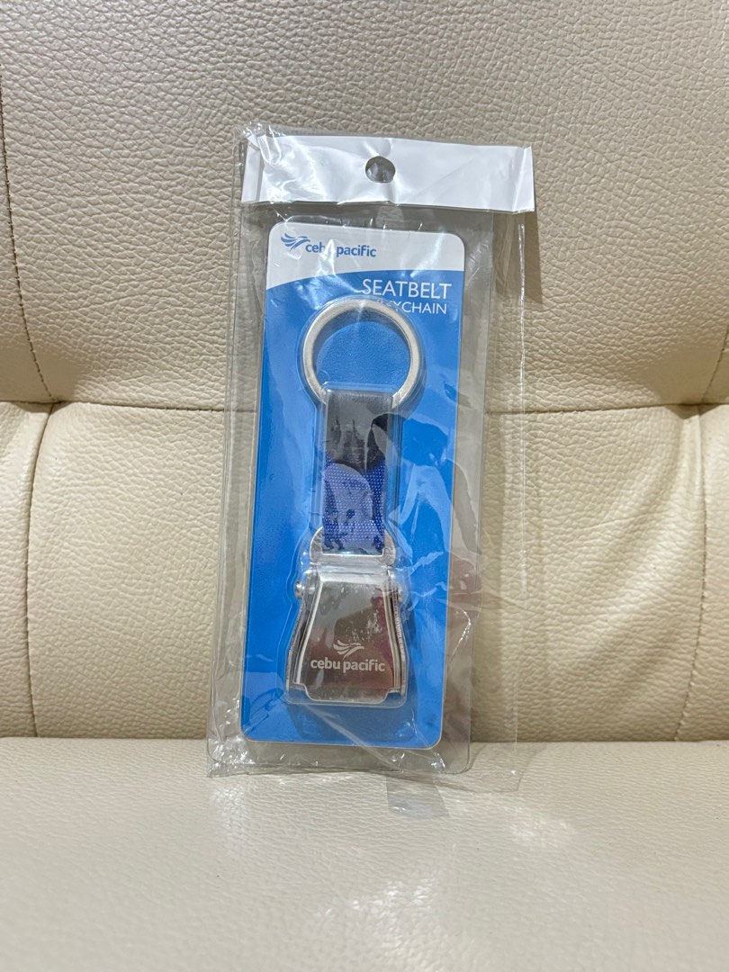 Cebu pacific CEBPAC airplane seatbelt keychain, Everything Else, Others ...