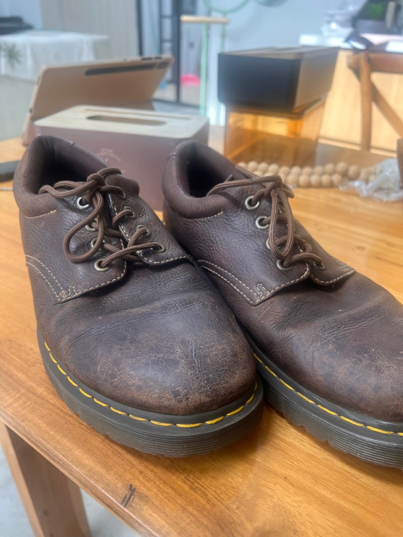 Docmart size gede dark brown, Fesyen Pria, Sepatu , Sepatu Formal di