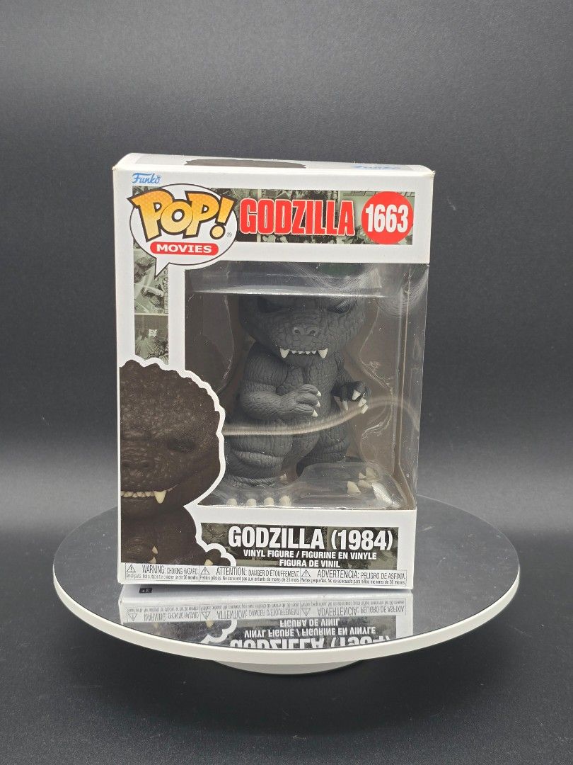 Funko Pop - Godzilla (1984) (Category: Designer & Blind Box Toys) located in Quezon City. Submitted by justindahan (Listing ID 1401538981, Image 1). Description: Funko Pop 1663 Godzilla (1984) *Located at Congressional Ave QC, near Global Gas Station. *Additional photos can be provided but kindly refer to the photos in the post as well. *comes with used protector. *Shipping is buyer's expense. *MoP: GCash, Maya, BPI, BDO *crossposted..