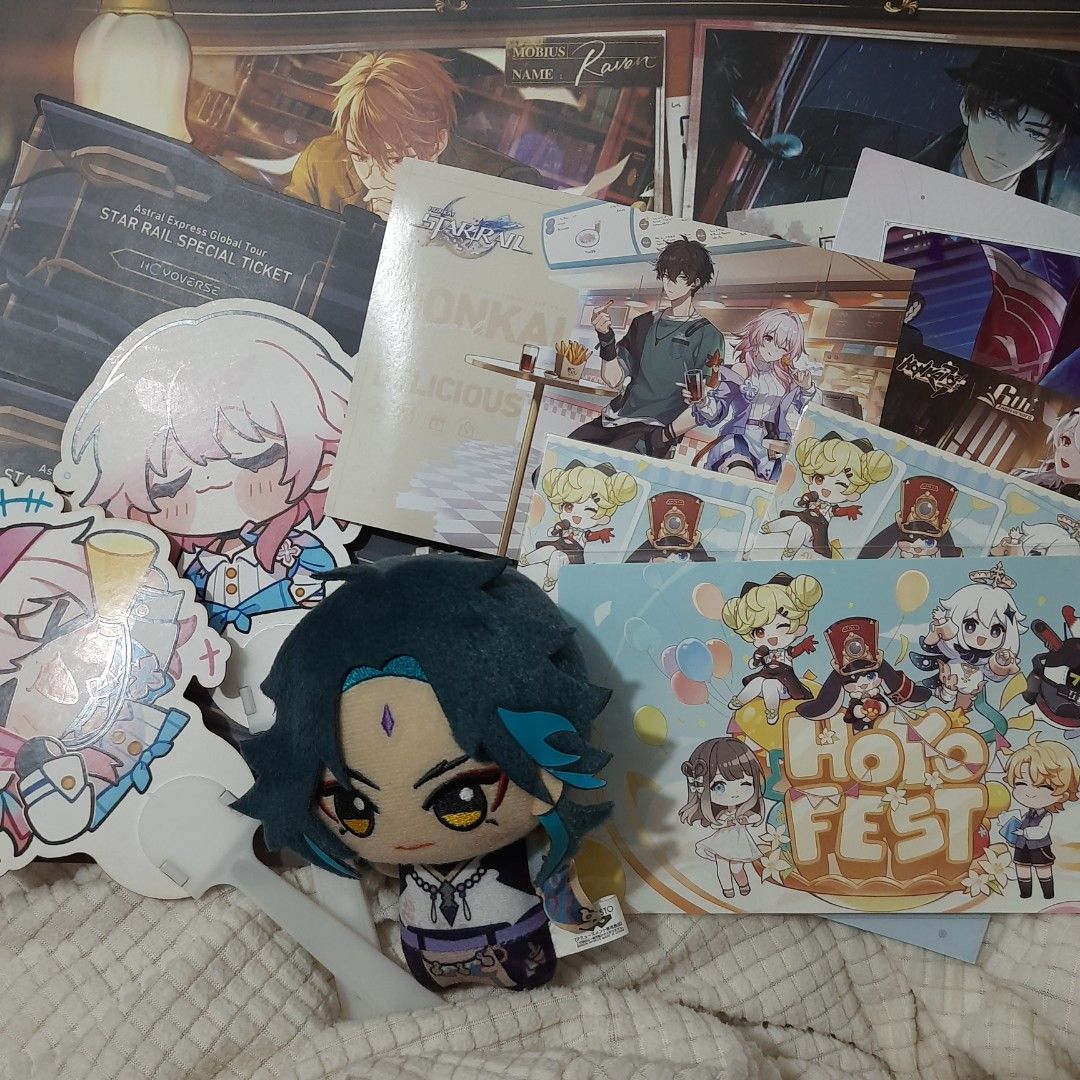 Genshin/Mihoyo/Honkai Anime Merchandise Bundle (Category: Designer & Blind Box Toys) located in Pasig City. Submitted by a0121003 (Listing ID 1401684277, Image 1). Description: Xiao Chibigurumi needs wash. I removed the ballchain because it was rusty. As is I bought 2 years ago with no ppt. Please check the condition. MOP: Maya & Gcash Loc: Pasig City DOP: 3 days after invoice MOD: Lalamove & JnT.