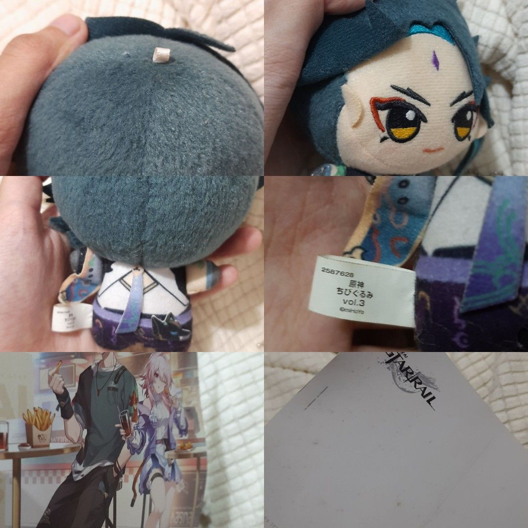 Genshin/Mihoyo/Honkai Anime Merchandise Bundle (Category: Designer & Blind Box Toys) located in Pasig City. Submitted by a0121003 (Listing ID 1401684277, Image 2). Description: Xiao Chibigurumi needs wash. I removed the ballchain because it was rusty. As is I bought 2 years ago with no ppt. Please check the condition. MOP: Maya & Gcash Loc: Pasig City DOP: 3 days after invoice MOD: Lalamove & JnT.