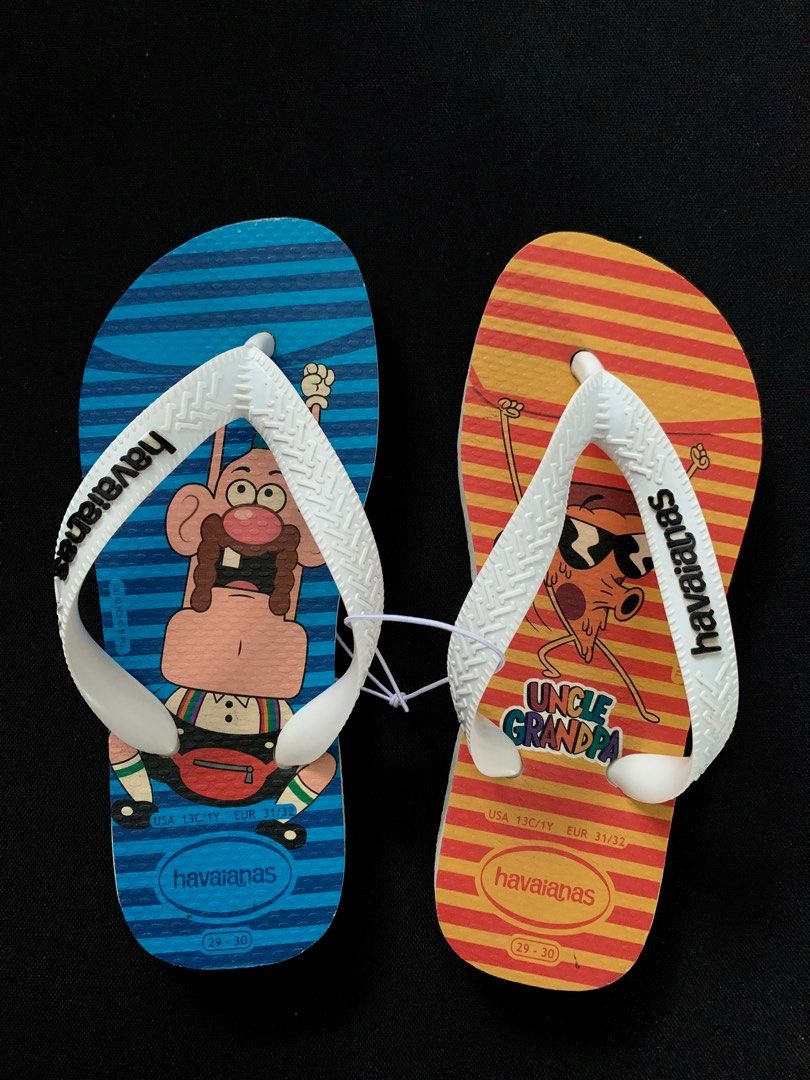 Havaianas Uncle Grandpa Flip Flops - Size 29-30 (1226) (Category: Babies & Kids Fashion) located in Singapore. Submitted by eiger_lisa (Listing ID 1401566642, Image 1). Description: .