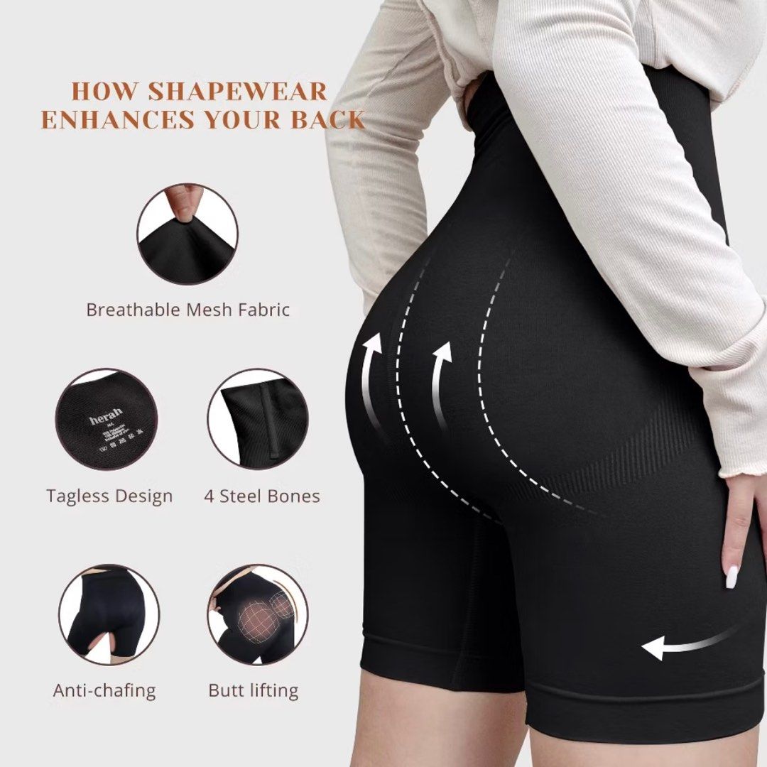 Herah High-Waisted Shapewear (Category: Undergarments & Loungewear) located in Dumaguete. Submitted by .ari__ (Listing ID 1401562629, Image 2). Description: Color: dulce Waist: 23-25”.
