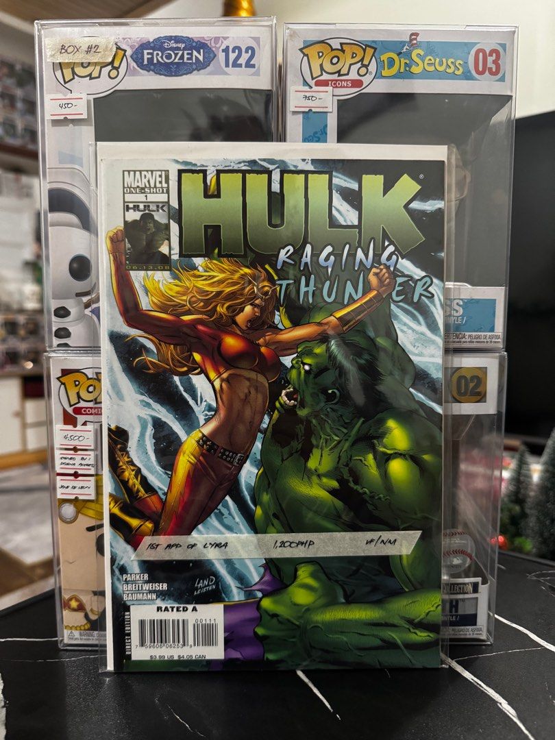 Hulk Raging Thunder Comic Book (Category: Comics & Manga) located in Pateros City. Submitted by lacasadekartonph (Listing ID 1401686188, Image 1). Description: 1st appearance of Lyra.