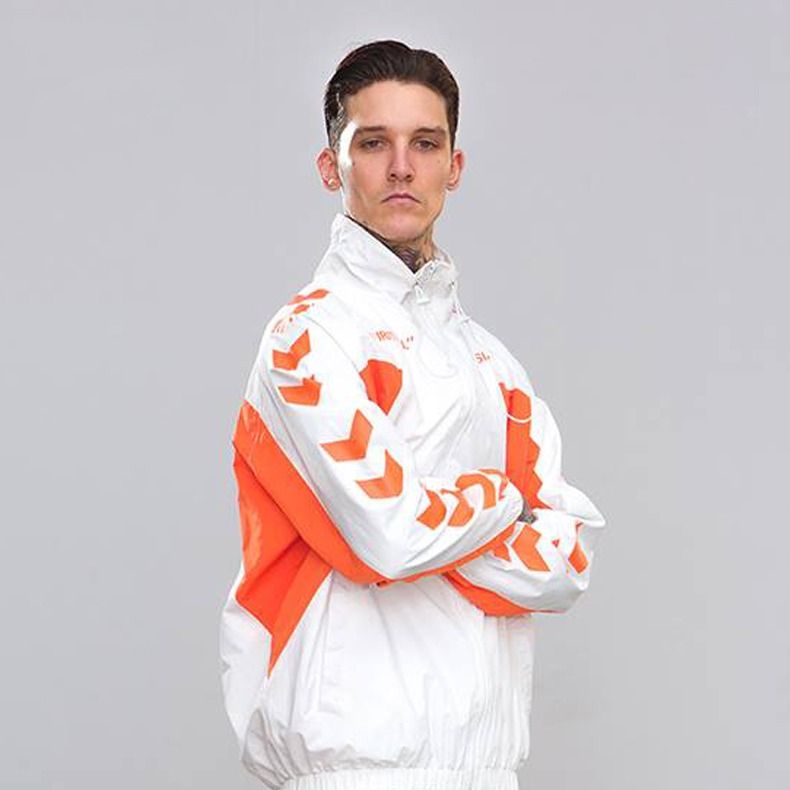 HUMMEL Hive x 424 on Fairfax – White Track Jacket - Rare Find, Men's ...