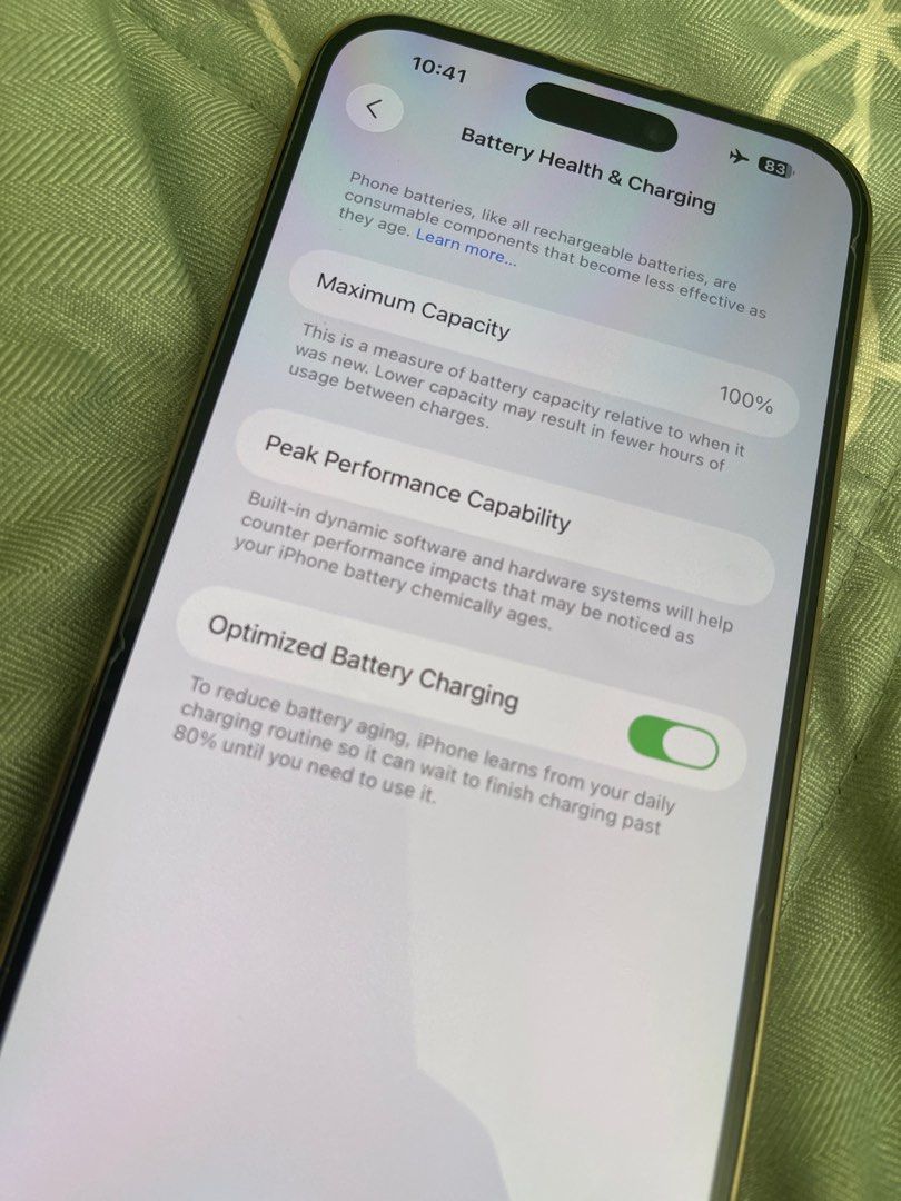 Iphone 14 promax 256gb (Category: iPhone 14 Series) located in Pasig City. Submitted by jynburn (Listing ID 1401704143, Image 2). Description: Iphone 14 promax 256gb Dual sim factory unlocked With box and anker cable 100% battery health, battery was replaced last Oct 2024 from Beyond the box worth almost 6k Box same imei This is just my secondary phone used mainly for taking photos with tempered glass Ortigas meetup.
