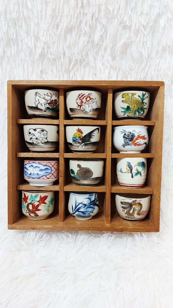 Japanese Hand-Painted Teacup Collection (Category: Coffee & Tea Tableware) located in Binan City. Submitted by sakuratreasuresph (Listing ID 1401593452, Image 2). Description: ✨ Elevate Your Tea Ritual with Authentic Japanese Craftsmanship ✨ Indulge in the beauty of this exquisite collection of hand-painted Japanese yunomi (tea cups), each showcasing timeless artistry and cultural elegance. From mythical dragons and majestic roosters to serene la