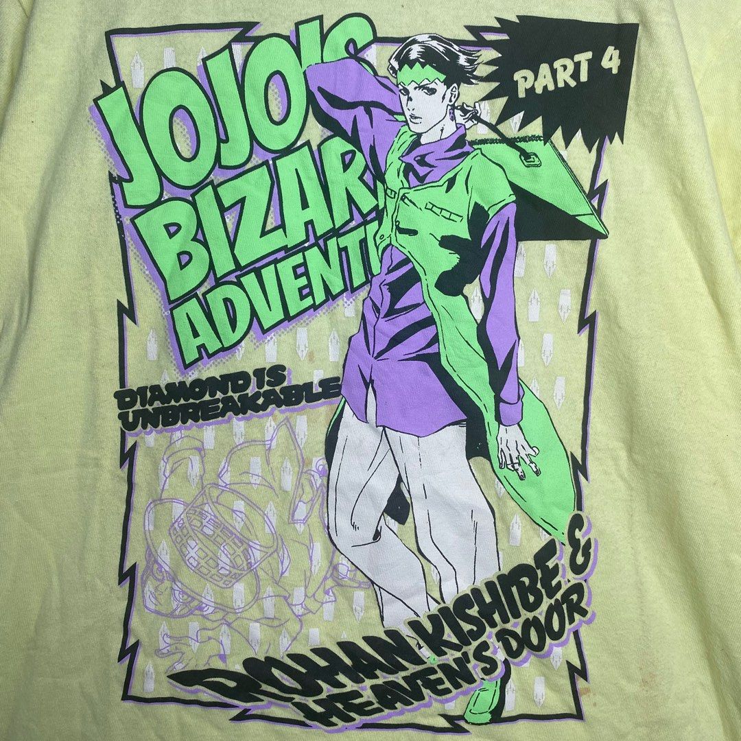 JoJo's Bizarre Adventure Part 4 Anime T-shirt, Men's Fashion, Tops ...