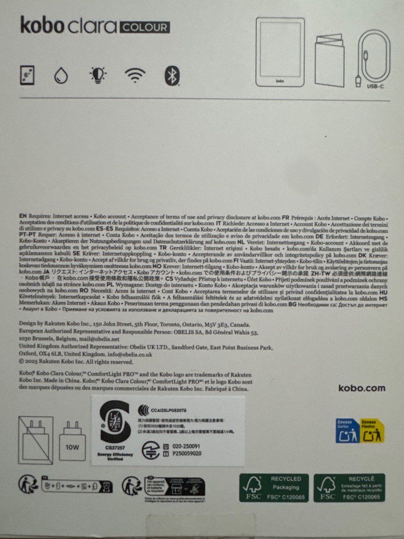 Kobo Clara Color - White (Category: E-Readers) located in Quezon City. Submitted by sammy.stash (Listing ID 1401656691, Image 2). Description: .