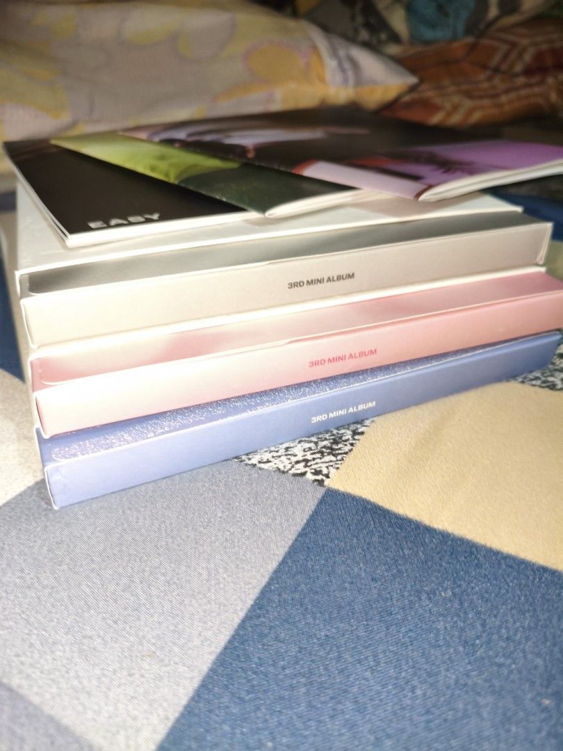 LE SSERAFIM EASY ALBUM SET (Category: Everything Else Others) located in Mandaluyong City. Submitted by Ainityyy (Listing ID 1401688166, Image 1). Description: ONHAND LE SSERAFIM EASY ALBUM SET INCLUSIONS: OUTBOX PHOTOBOOK CD LYRICS BOOK POSTERS STICKERS SELLING AS SET ONLY FOR ONLY 300 PESOS! MOP: GCASH MOD: LALAMOVE/GGX.