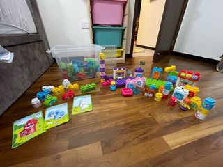 READY STOCK} LeapFrog ‎80-604700 LeapBuilders Fruit Fun Elephant