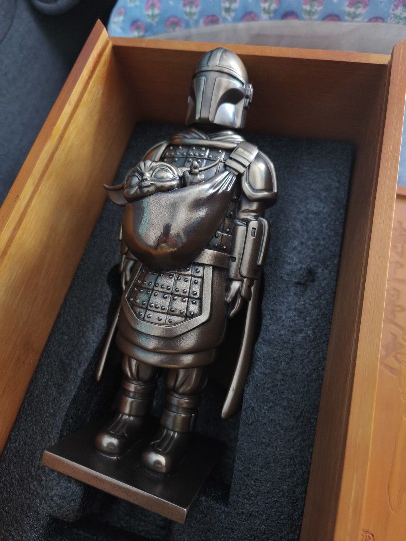 Mandolorian (Category: Toy Figures) located in Singapore. Submitted by buttermilk72 (Listing ID 1401617721, Image 1). Description: Condition- New Made - Self Artis Made From - HK Material - Bronze cast .