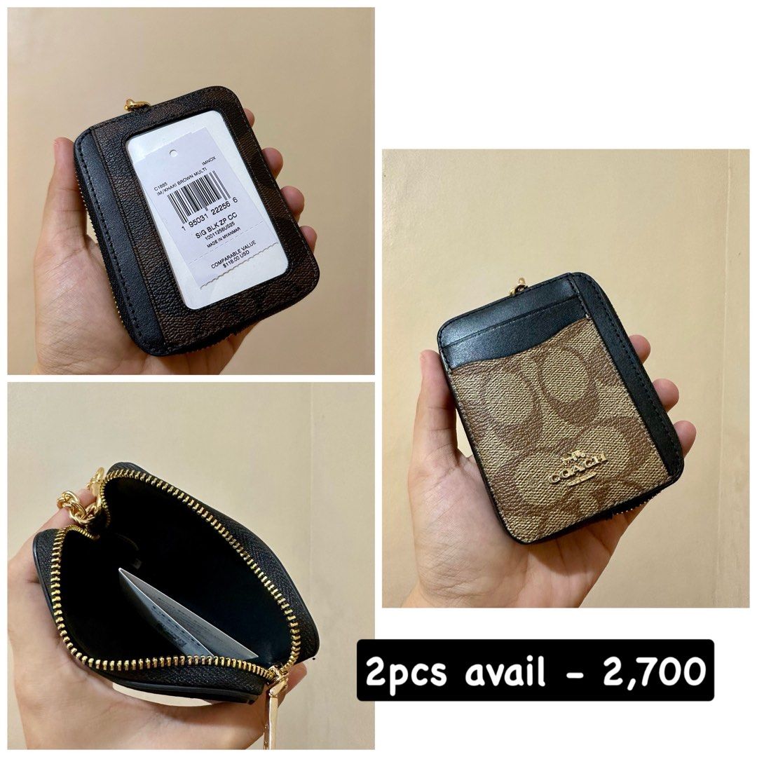 Original Coach Zip Card Case (Category: Wallets & Card holders) located in Rizal. Submitted by TineStore (Listing ID 1401540786, Image 1). Description: .