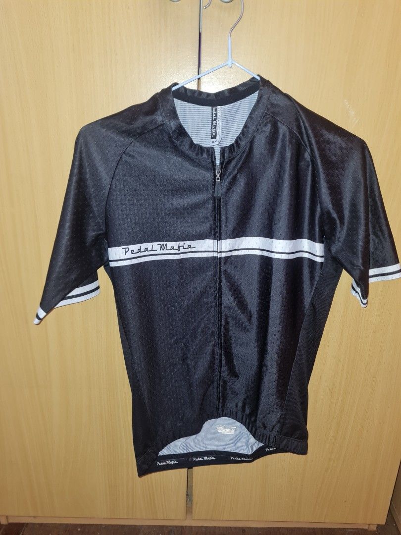 Pedal Mafia Jersey (Category: Activewear) located in Quezon City. Submitted by raymorph (Listing ID 1401597544, Image 1). Description: Black. Size XS. Feels like size small. Lightly Used. No issues. RFS. Too many Jerseys Color may be subject to change under different lighting conditions..