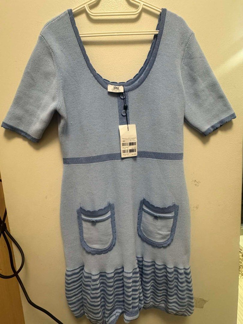 Plain and Prints Daisy C/S Dress - Lt Blue (Category: Dresses) located in Quezon City. Submitted by thingsdeclutter (Listing ID 1401672652, Image 1). Description: Brand new with tag ₱1500 only Medium.