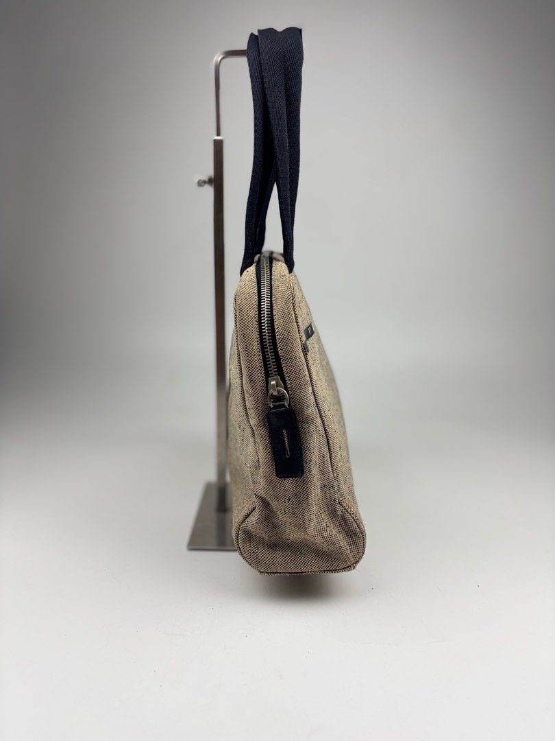 Prada Sports Canvas Handbag (Category: Luxury Bags & Wallets) located in Makati City. Submitted by ragrepository (Listing ID 1401642601, Image 3). Description: Prada Sports Canvas Handbag Height-8.5” Width- 10” Depth- 3.5” Handle Drop-6.5” Condition-9/10 Flaw-Stain, signs of wear .