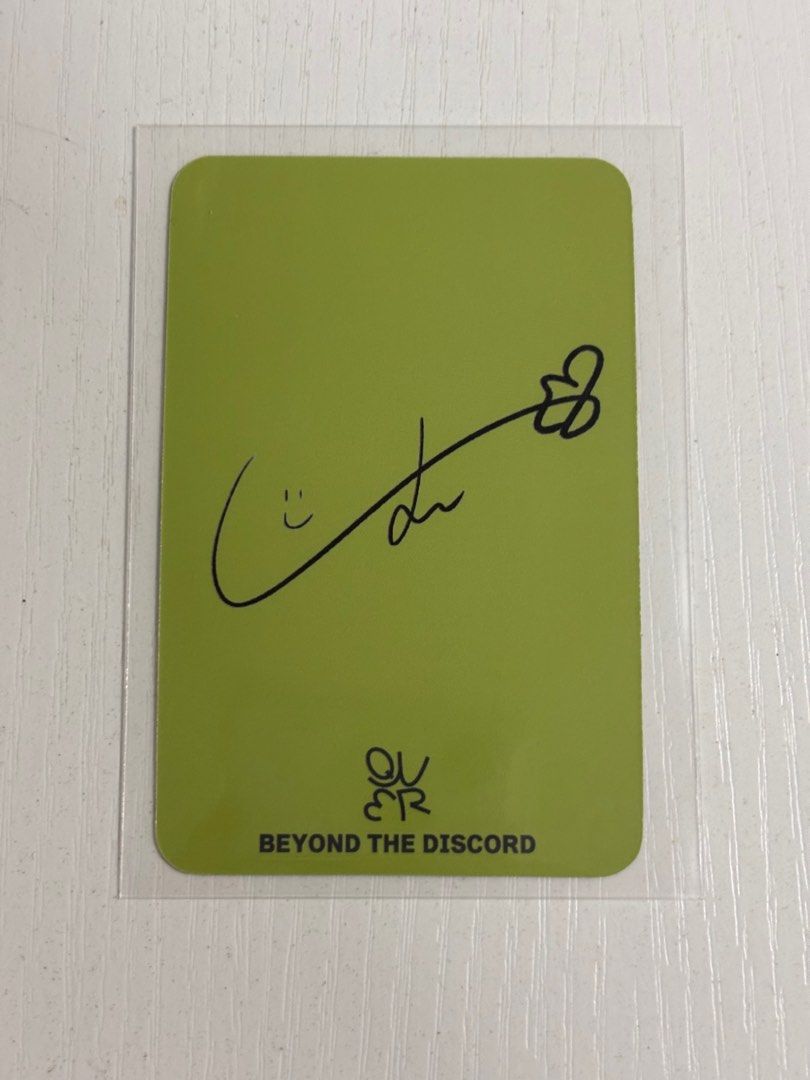 QWER Special LP 日本限量特典小卡一套Chodan Magenta Hina Siyeon