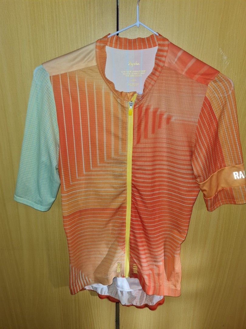 Rapha Jersey (Category: Activewear) located in Quezon City. Submitted by raymorph (Listing ID 1401609236, Image 1). Description: Size Small. No issues. Super lightly used. RFS. Too many jerseys. Color may be subject to change under different lighting conditions..