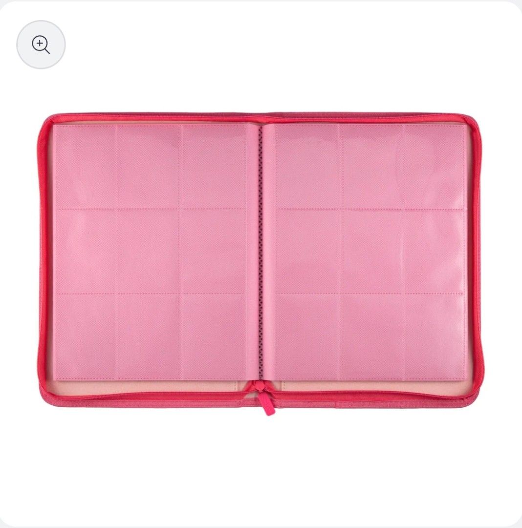 Sanseking 9-Pocket PU Card Binder (Category: Stationery & School Supplies) located in Quezon City. Submitted by renadetorres (Listing ID 1401626449, Image 2). Description: sealed!!! 9pocket binder all pink :).