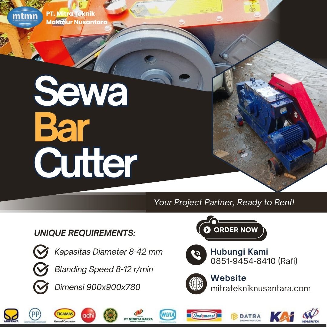 Sewa Bar Bender & Bar Cutter Raja Ampat - WA: 0851-9454-8410 - Alat ...