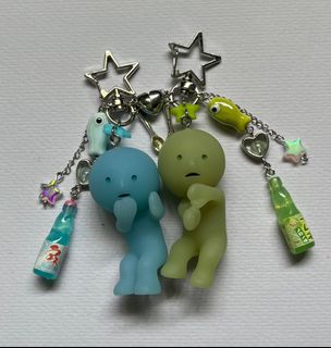 Smiski Phone charms, Hobbies Toys, Stationery Craft, Handmade
