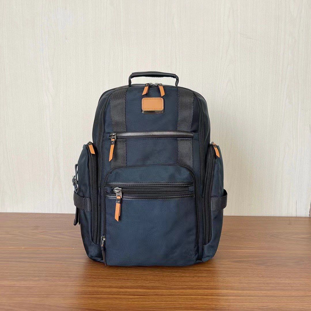 Tumi Alpha Bravo Sheppard De luxe Laptop Backpack (Category: Backpacks) located in Manila. Submitted by bagmaniaph (Listing ID 1401678262, Image 1). Description: This impressive Sheppard deluxe backpack has a bevy of interior and exterior organizational pockets as well as dedicated space for a laptop, iPad and other digital essentials. Exterior pockets include a waterproof pocket for a water bottle or umbrella. Made from an exceptionally durable 