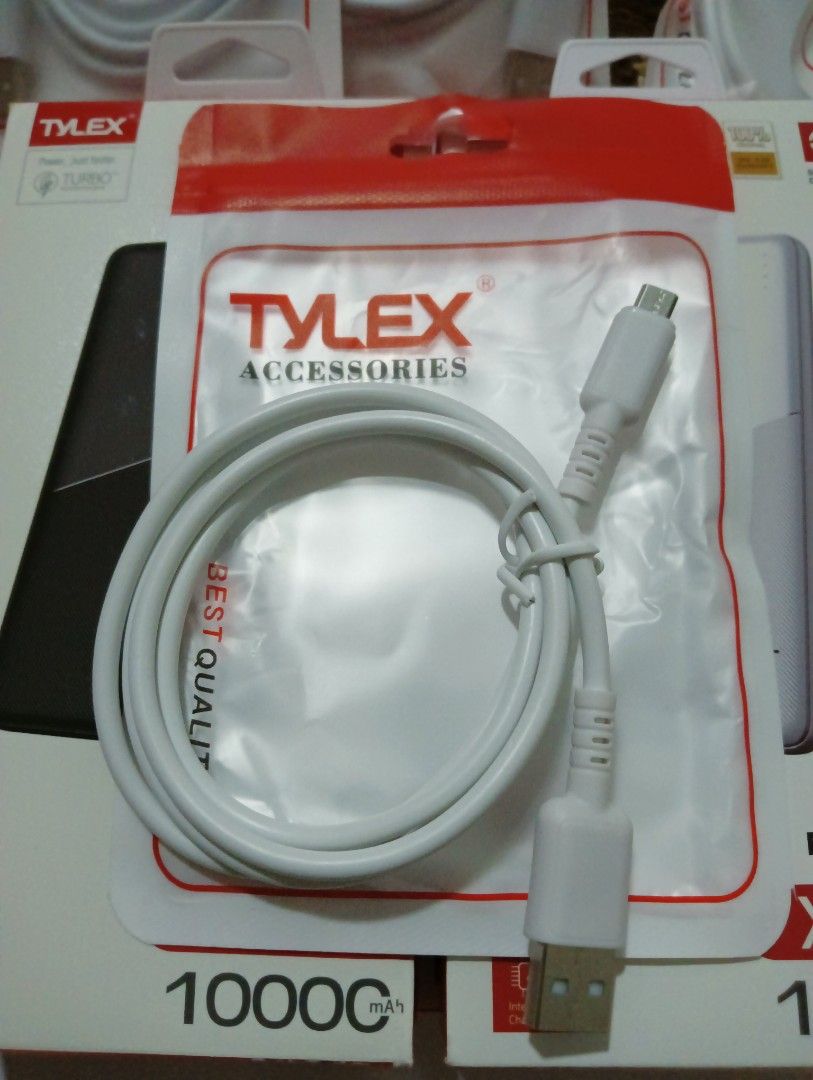 Tylex Fast Charging Cable (Category: Chargers & Cables) located in Manila. Submitted by clevercrystal-cb40 (Listing ID 1401537761, Image 2). Description: micro Usb Type C ios .