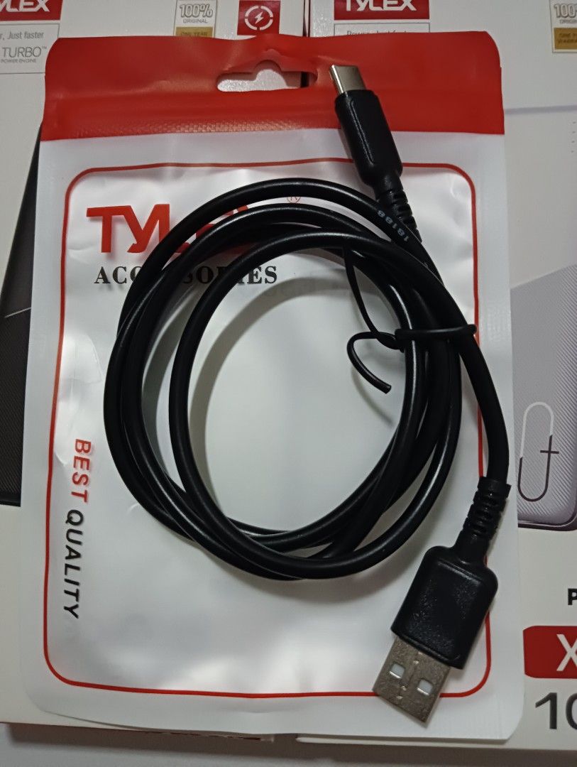 Tylex Fast Charging Cable (Category: Chargers & Cables) located in Manila. Submitted by clevercrystal-cb40 (Listing ID 1401537761, Image 1). Description: micro Usb Type C ios .