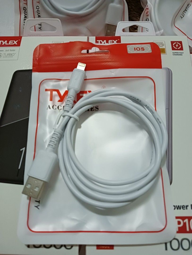 Tylex Fast Charging Cable (Category: Chargers & Cables) located in Manila. Submitted by clevercrystal-cb40 (Listing ID 1401537761, Image 3). Description: micro Usb Type C ios .