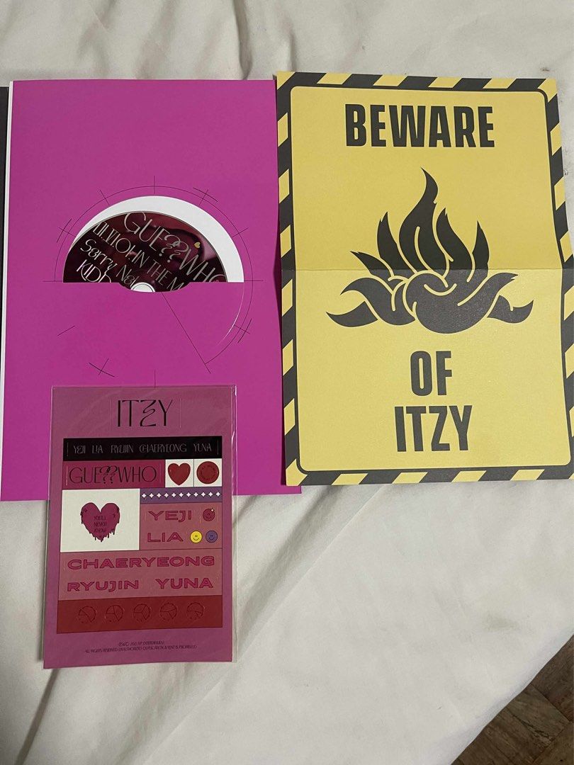 ITZY Albums (Category: CDs & DVDs) located in Manila. Submitted by fashfab (Listing ID 1401617499, Image 3). Description: KPOP ALBUMS WITH INCLUSIONS WTS/LFB TAKE ALL FOR 2,500 ITZY “IT’Z ICY” (cd, album) - 200 ITZY “IT’Z ME” (cd, album) - 800 ITZY “NOT SHY” (cd, album) - 700 ITZY “GUESS WHO DAY VER.” (cd, album, photos, poster, stickers) - 800 📍Manila MOD: JNT/LALAMOVE MOP: Gcash/Maya/Bank Trasfer/ Meet Up PM FOR DETAILS.
