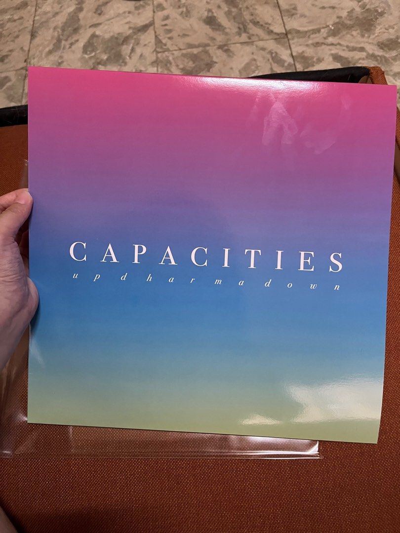 Up Dharma Down - Capacities Vinyl Record (Category: Vinyls) located in Paranaque City. Submitted by amdrs (Listing ID 1401547746, Image 1). Description: Capacities - UDD LP Vinyl, 2023 pressing Unsealed, unplayed Opened only to check color Pink Vinyl Loc: Paranaque Shipping: Same day delivery, LBC MOP: Gcash, BDO, BPI.