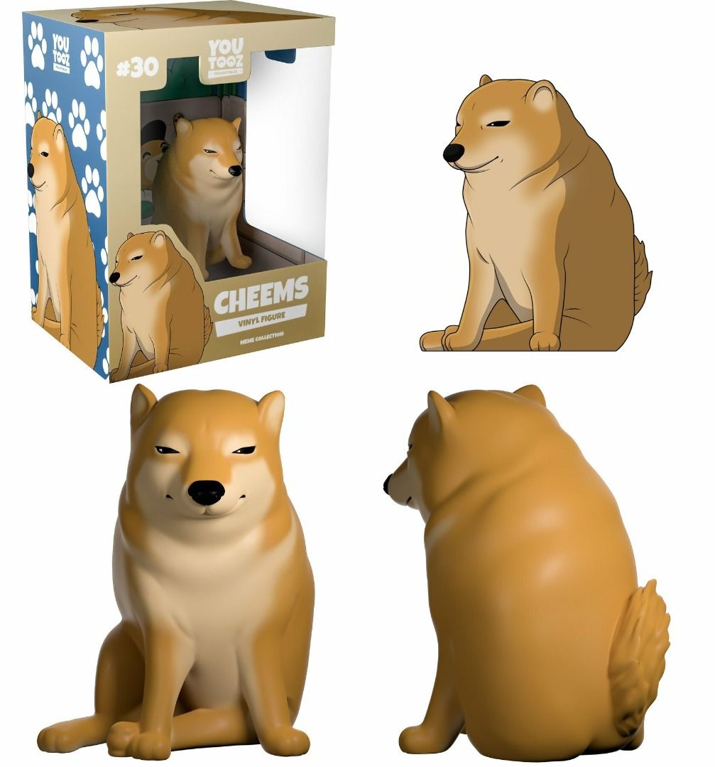 全新youtooz 迷因MEME DOGE FIGURE 系列柴犬Cheems Doge, 興趣及遊戲, 玩具& 遊戲類- Carousell