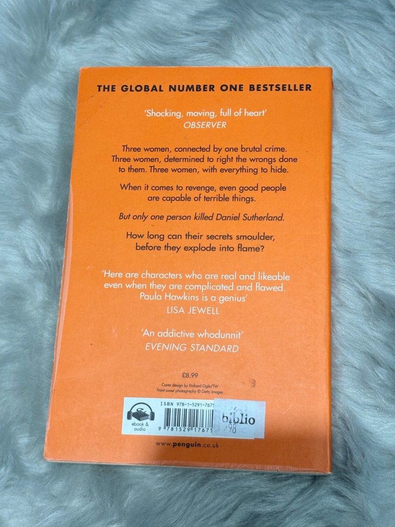 A Slow Fire Burning by Paula Hawkins (Category: Storybooks) located in Pasig City. Submitted by rmidal89 (Listing ID 1403415243, Image 2). Description: Bought in Biblio Need to declutter.