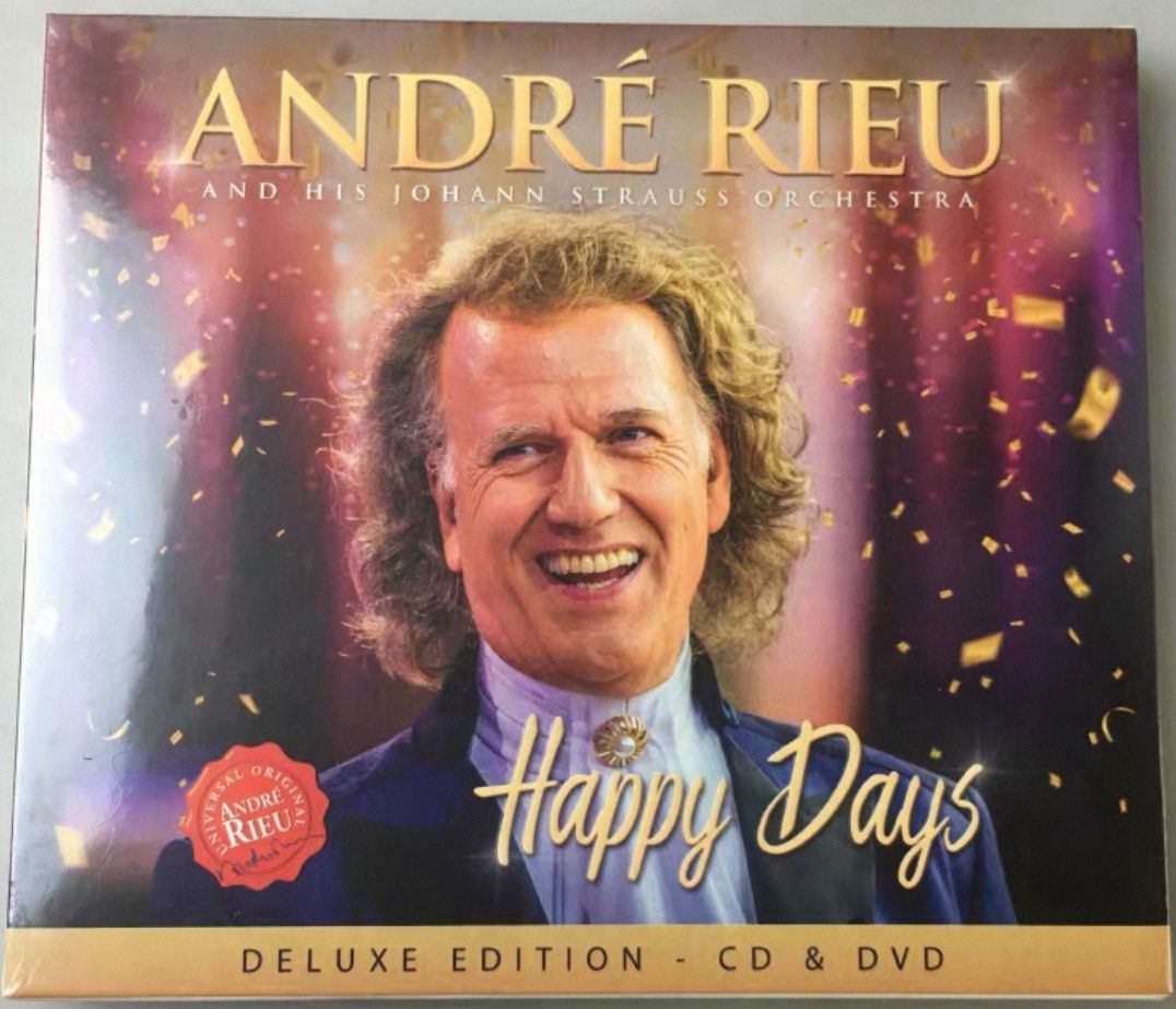 André Rieu And His Johann Strauss : Happy Days Deluxe CD+DVD Edition ...