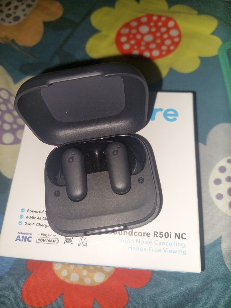 Sone Core R 50 I Anker Soundcore R50i NC in Black, Audio, Earphones on Carousell
