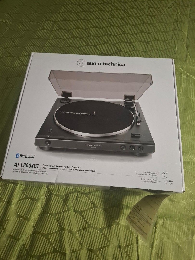 Audio Technica AT60XBT (Category: Other Audio Equipment) located in Manila. Submitted by beedle2009 (Listing ID 1403325762, Image 1). Description: Audio Technica AT60XBT Wired or wireless connectivity Bluetooth compatibility Fully automatic operation.