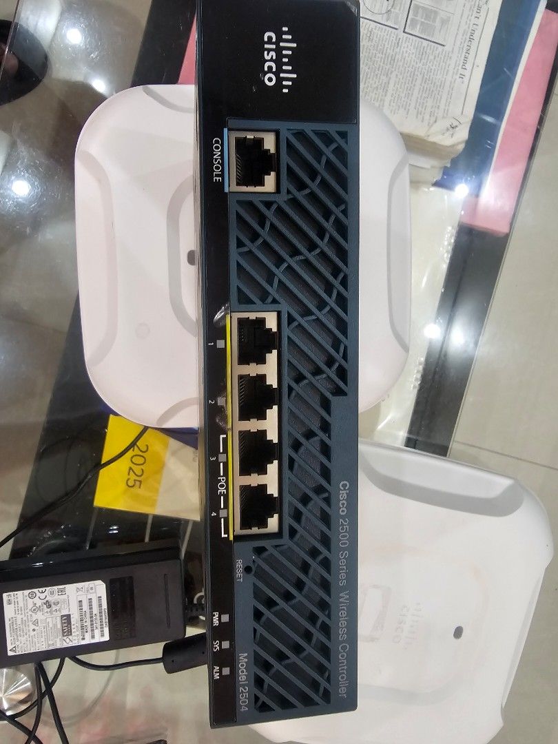 Cisco 2500 Series Wireless Controller and Access Point (Category: Office & Business Technology) located in Calamba. Submitted by rjtrader (Listing ID 1403236201, Image 2). Description: 1 unit Cisco 2500 Wireless Controller 2 units AIR-AP 3702i-uxk9 1 Set for 15k 2nd Hand but not wornout and still presentable - can be sent via lalamove for faster transaction : 09065599000 .