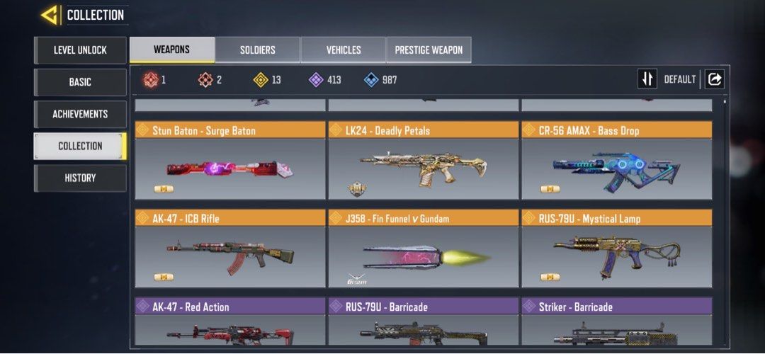 Cod Rarest Skin COD Mobile Account - Rare Skins & Weapons, Video Gaming, Video Games ...