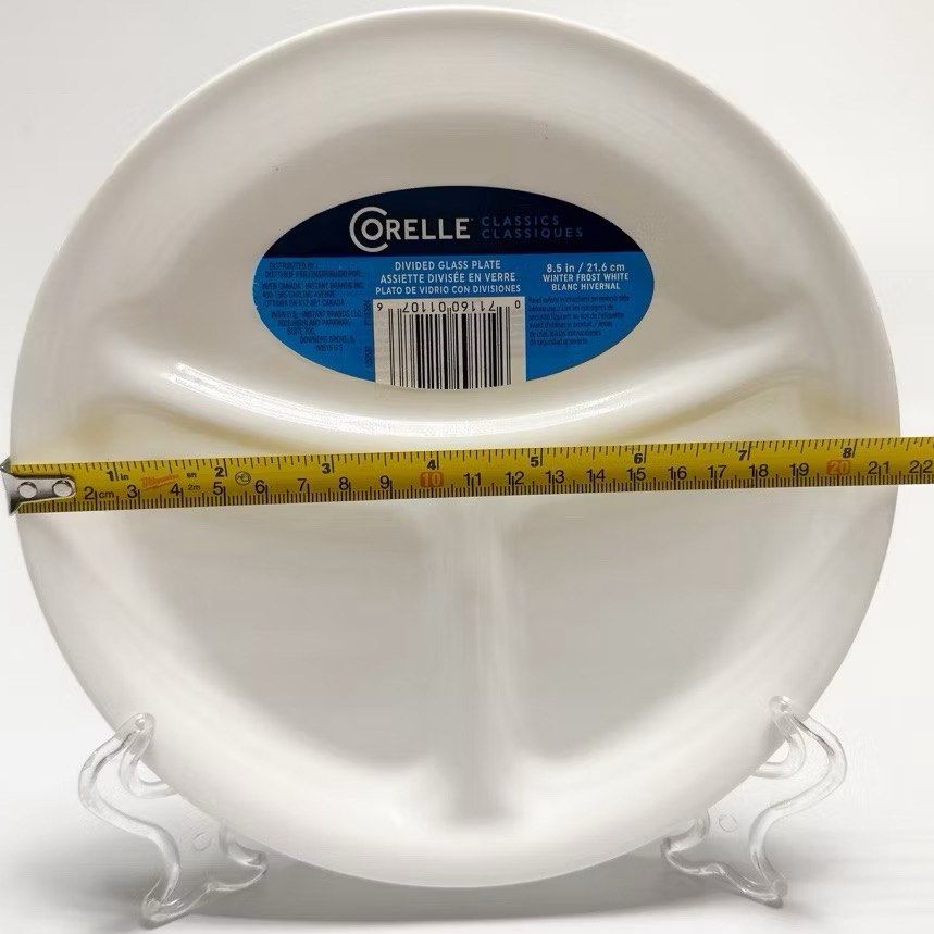 Corelle Divided Dish Plate - set of 4 (Category: Dinnerware & Cutlery) located in Manila. Submitted by shopaholic_gurl (Listing ID 1403309086, Image 2). Description: Set of 4 Corelle ceramic divided plates Dishwasher safe for long lasting patterns Microwave and oven use for versatility Break and chip resistance for carefree durability Stackability for cupboard space efficiency Each plate has three compartments. plates are white and appear to be m