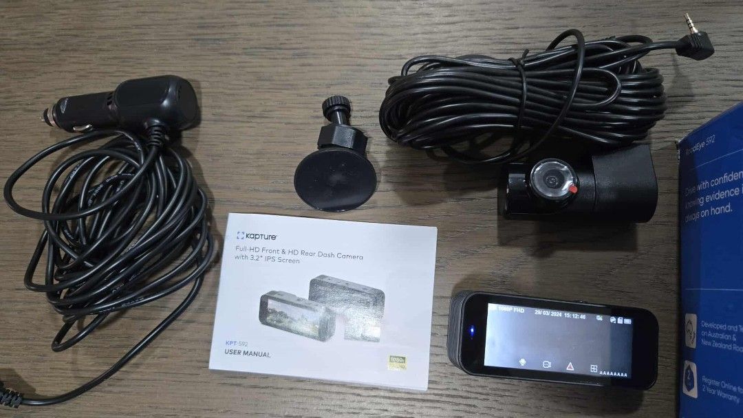 DASH CAMERA FRONT & REAR W/ 24HRS BACK UP POWER PARKMODE PROTECTIO (Category: Security Systems & CCTV Cameras) located in Bulacan. Submitted by iamvanillapeach (Listing ID 1403314389, Image 3). Description: W/ 24HRS BACK UP POWER PARKMODE PROTECTION WITH 30 DAYS SERVICE WARRANTY.