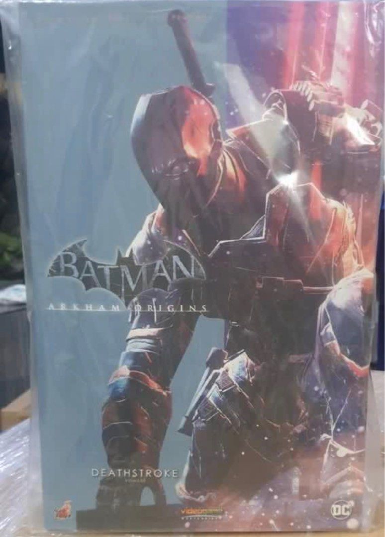 DEATHSTROKE ARKHAM ORIGINS (Category: PlayStation) located in Quezon City. Submitted by shophottoys (Listing ID 1403390899, Image 2). Description: DEATHSTROKE ARKHAM ORIGINS MISB (mint in sealed box) Drop offers willing to negotiate.