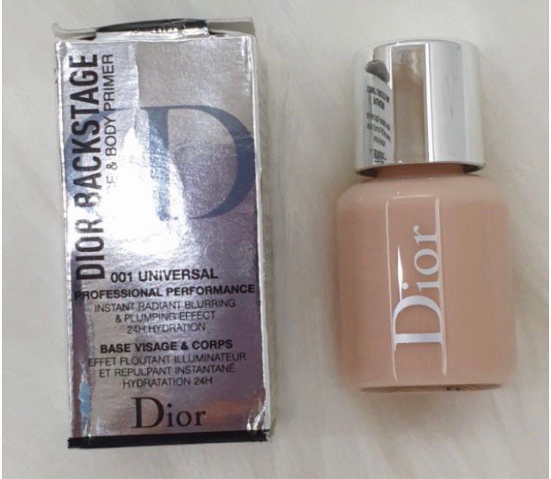 DIOR BACKSTAGE FACE&BODY (Category: Makeup) located in San Juan City. Submitted by cashfrancefashioncosmetics_ph (Listing ID 1403247987, Image 1). Description: DIOR BACKSTAGE FACE&BODY PRIMER * Shade 001 UNIVERSAL * MINI SIZE * AUTHENTIC * BRAND NEW * FROM USA size 5ml.