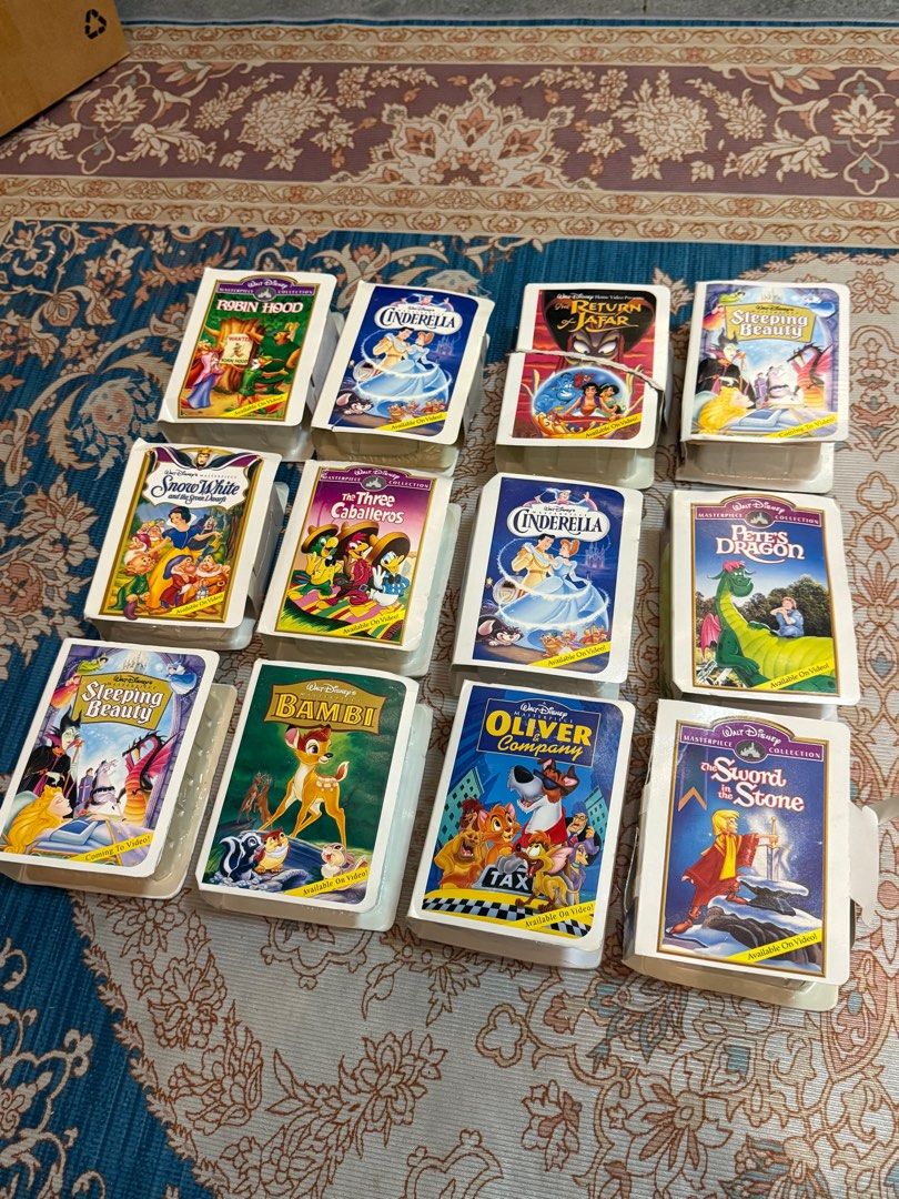 Disney Mcdonalds VHS Happy Meal (Category: Character Goods) located in Manila. Submitted by blueseamarketing (Listing ID 1403233668, Image 2). Description: Set.