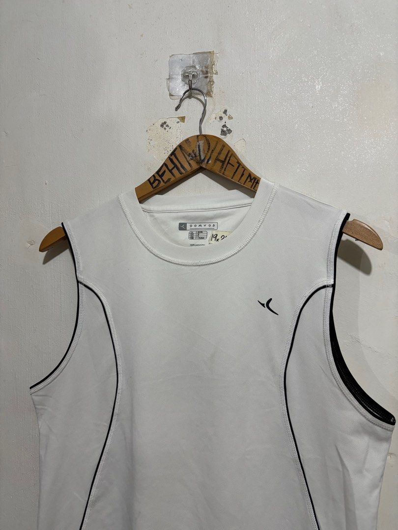 Domyos Running Singlet (Category: Activewear) located in Calamba. Submitted by sinauna. (Listing ID 1403382100, Image 2). Description: WTS: Domyos Running Singlet Condition/Issues: needs wash (Note: Item’s not faded. Color may vary due to lighting) Dimension: 19x26.5 Size on tag: Small Price: Mine - 399+SF Plus shipping fee! Free shipping if you purchase more than 3 items. Also, I can give you a discount in my previous listings so check it out! T